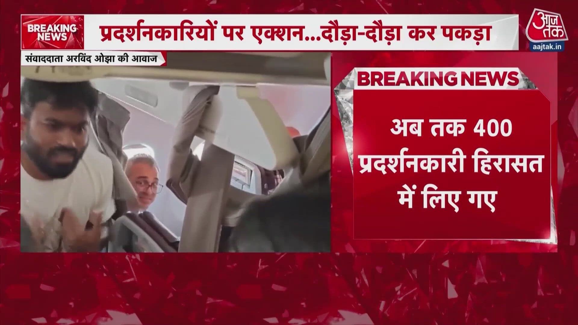 Delhi Police Detains Over 400 Protesters at Chhatrasal Stadium Amid Strict Security Protocols.