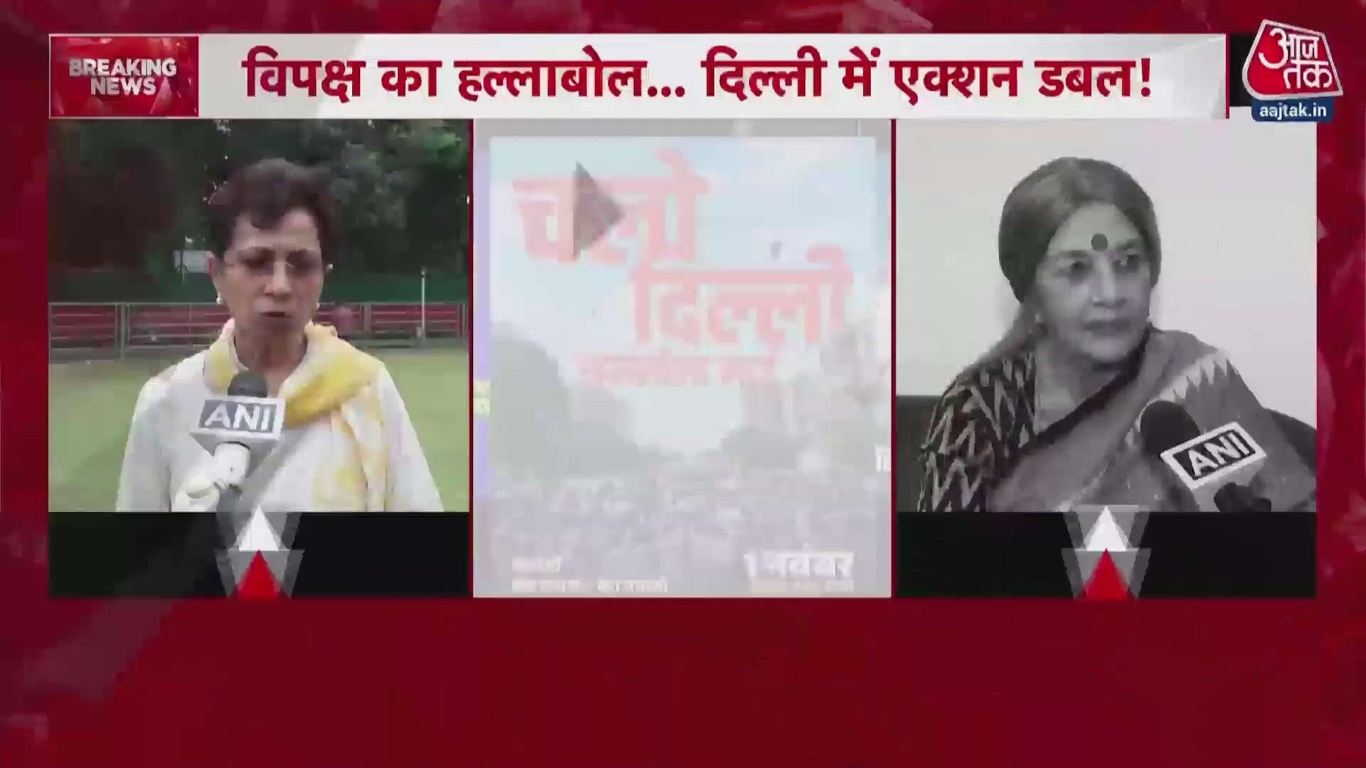 Two mock parliaments in Delhi as politics heats up over opposition rally