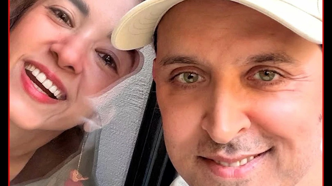 Hrithik and Saba 