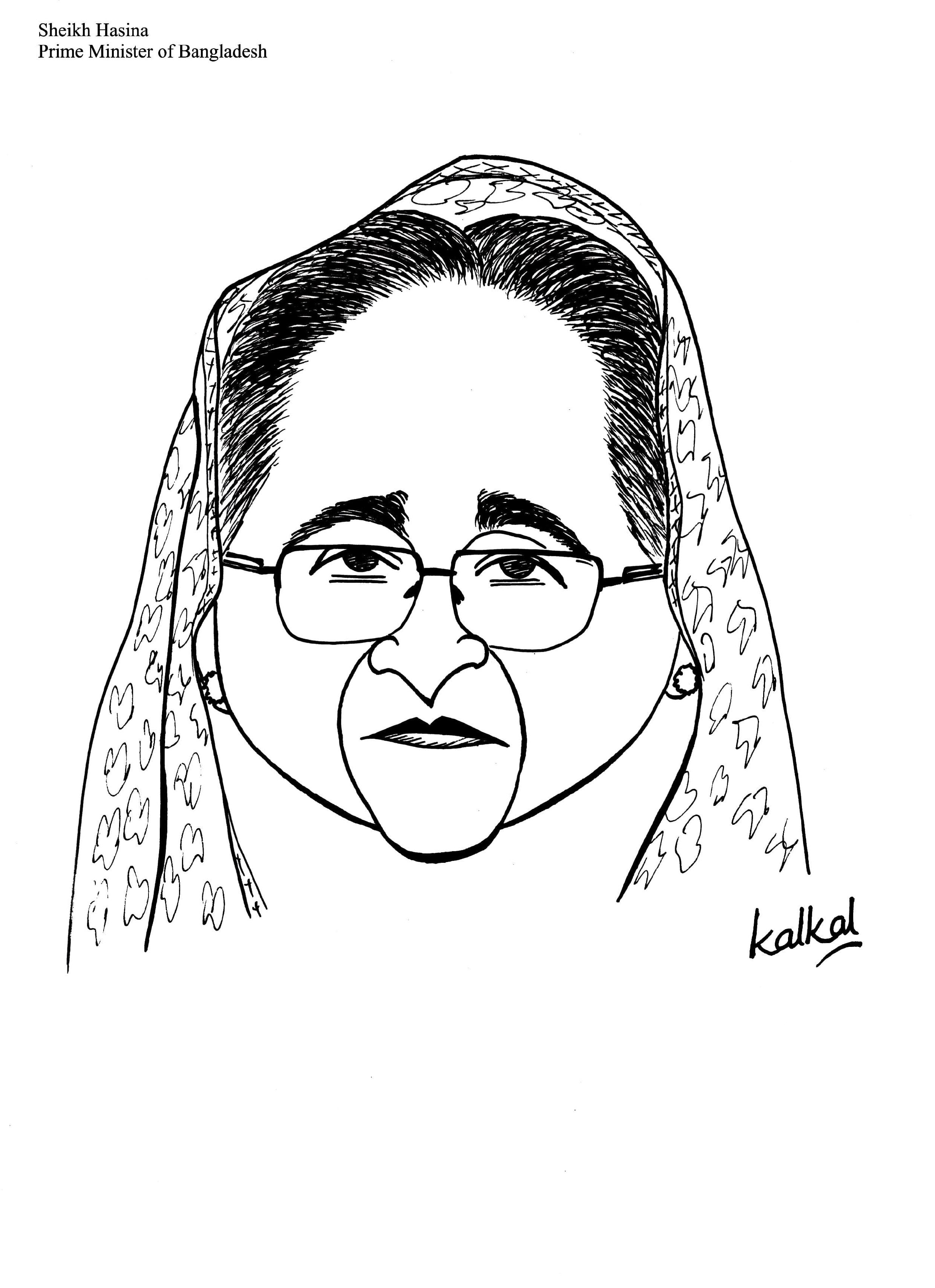 दिल्ली पुलिस के अफसर ने बनाए मशहूर हस्तियों के कार्टून, दिल्ली पुलिस के अफसर ने बनाए मशहूर हस्तियों के कार्टून,