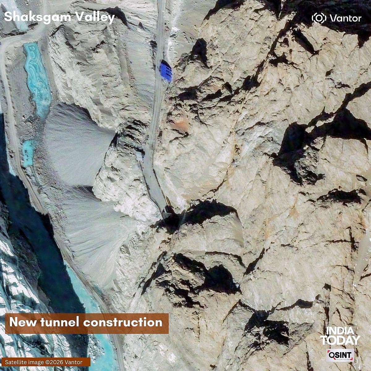 Shaksgam Valley Satellite Image