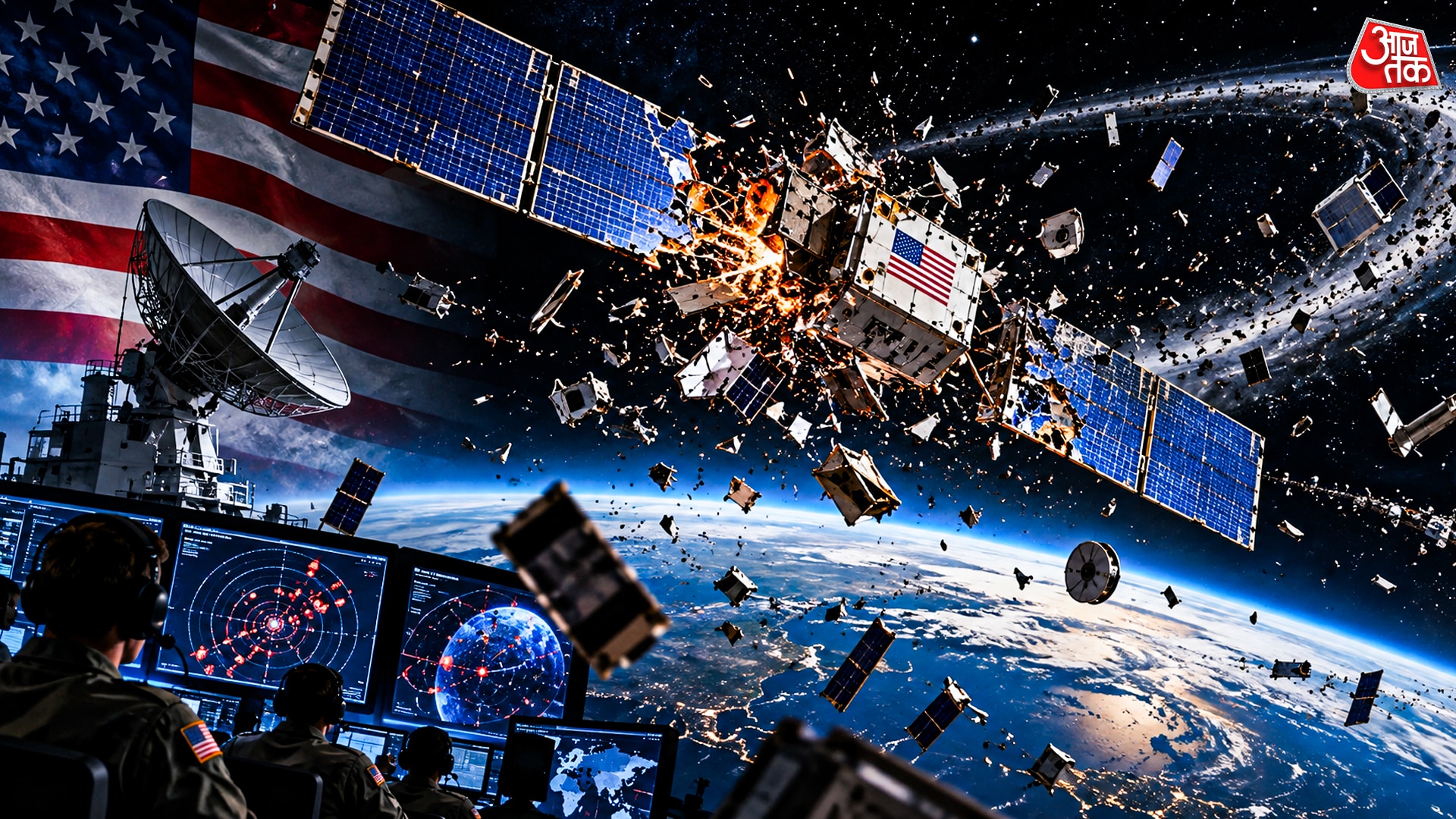 USA-32 satellite breakup USA-32 satellite breakup