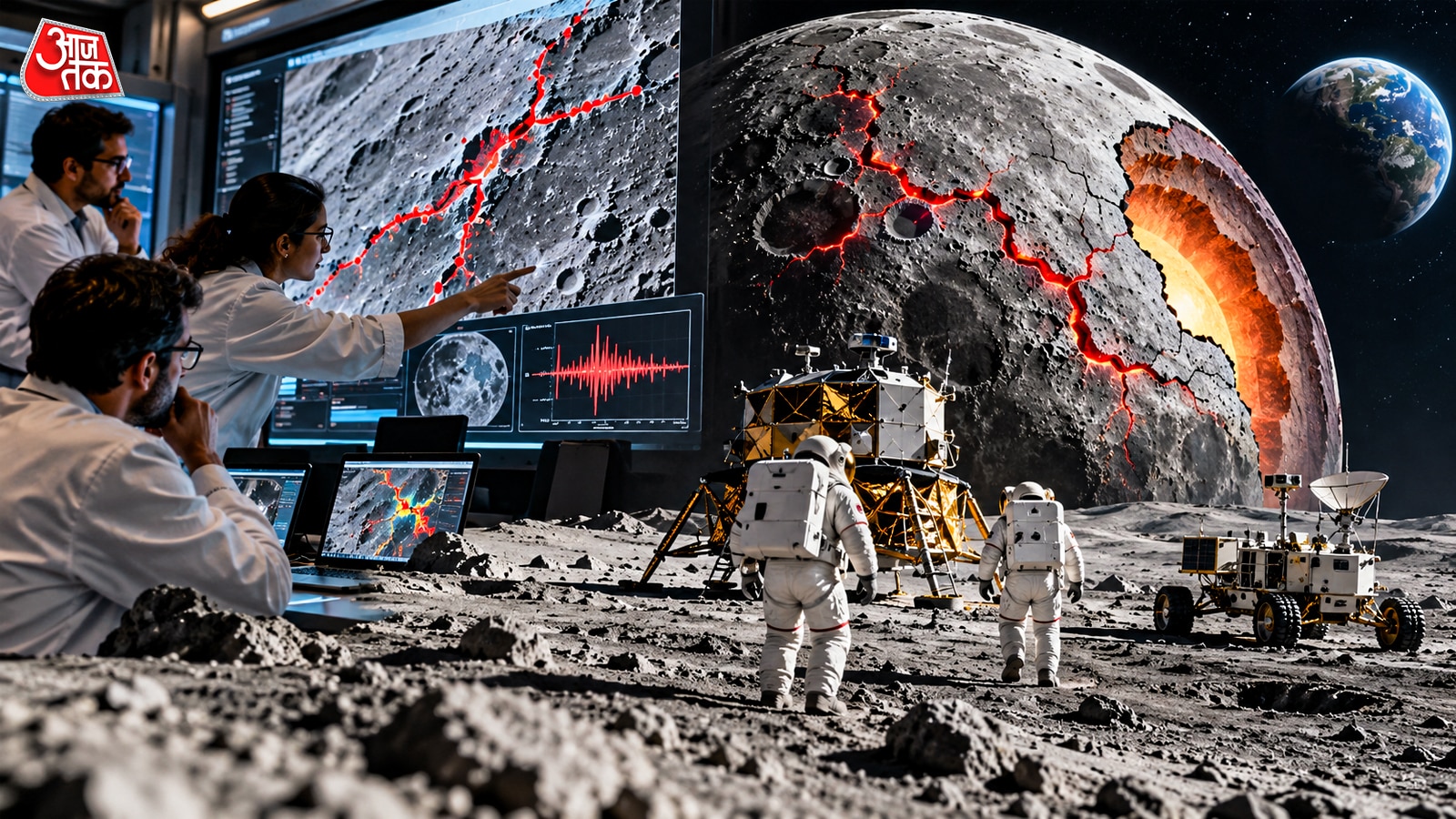 NASA Moon Faults NASA Moon Faults