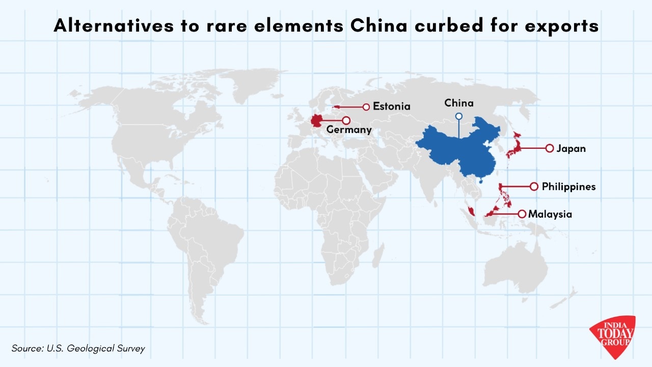 चीन ने सात धातुओं पर लगाई रोक