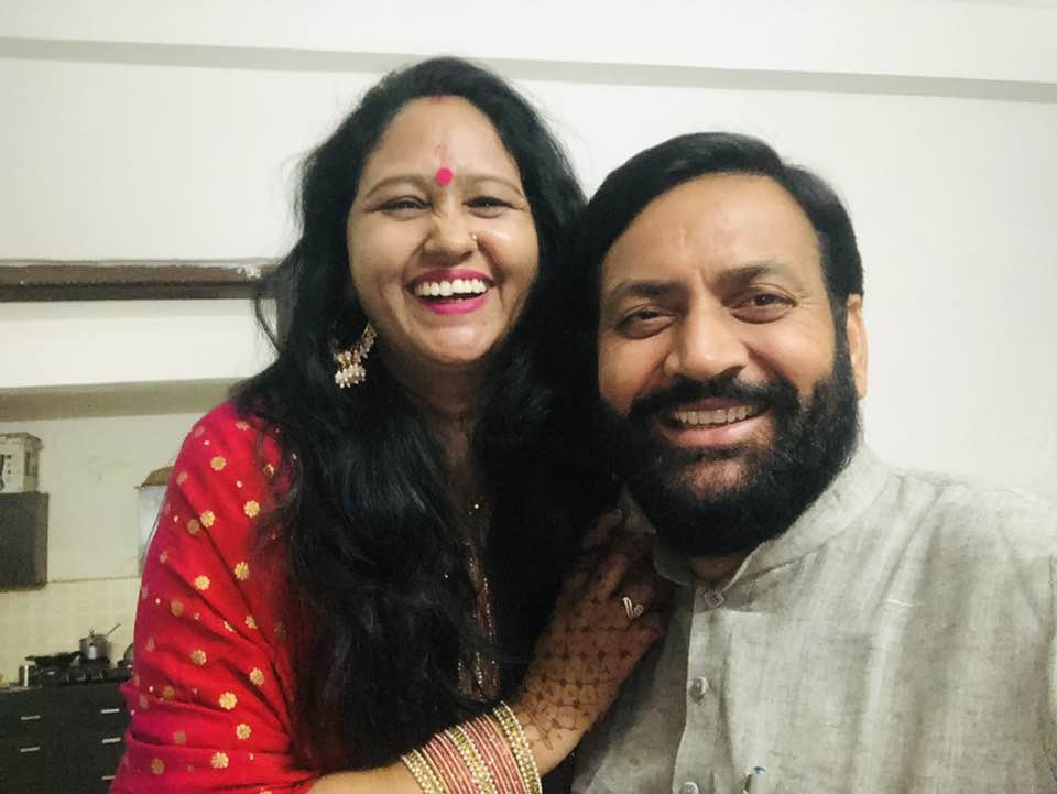 नायब सिंह सैनी और सुमन सैनी (फोटो: इंस्टाग्राम)