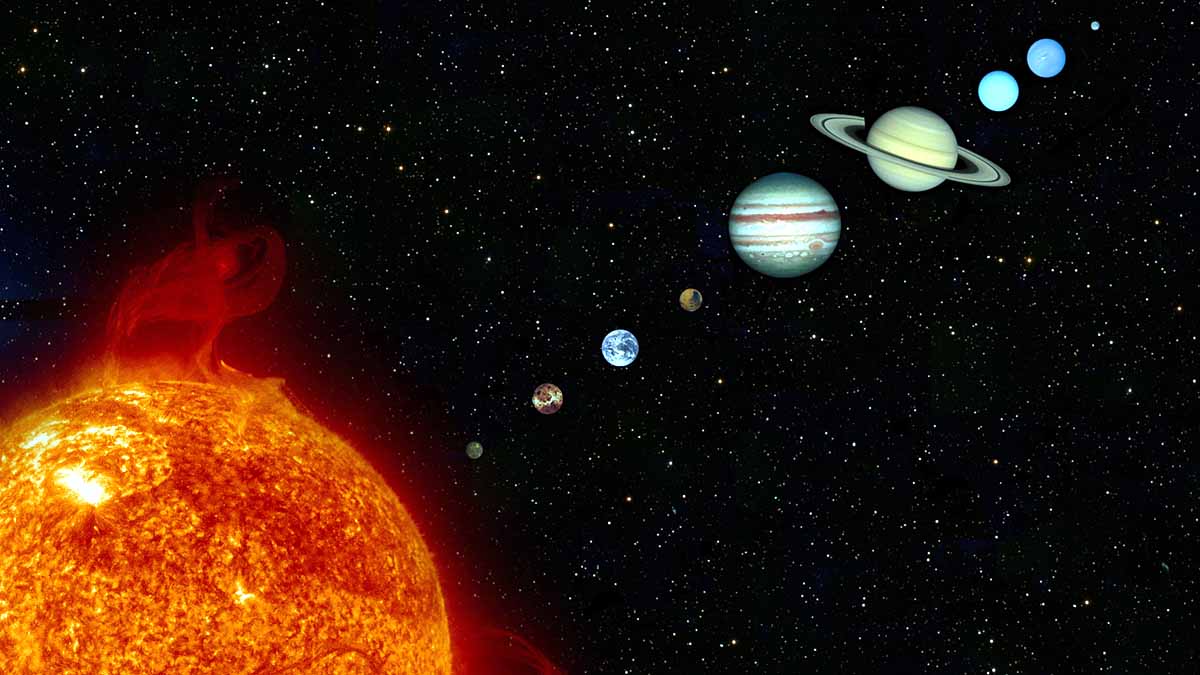 Six planets alignment