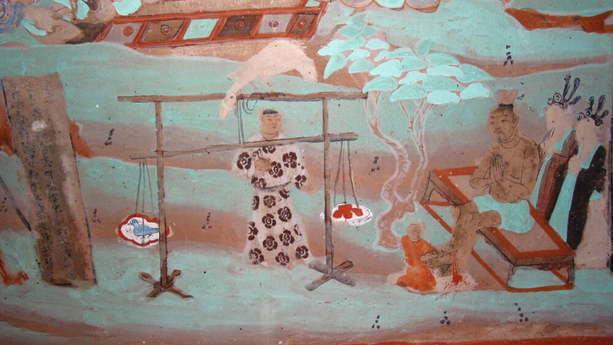 Mogao Caves famous for Buddhist art