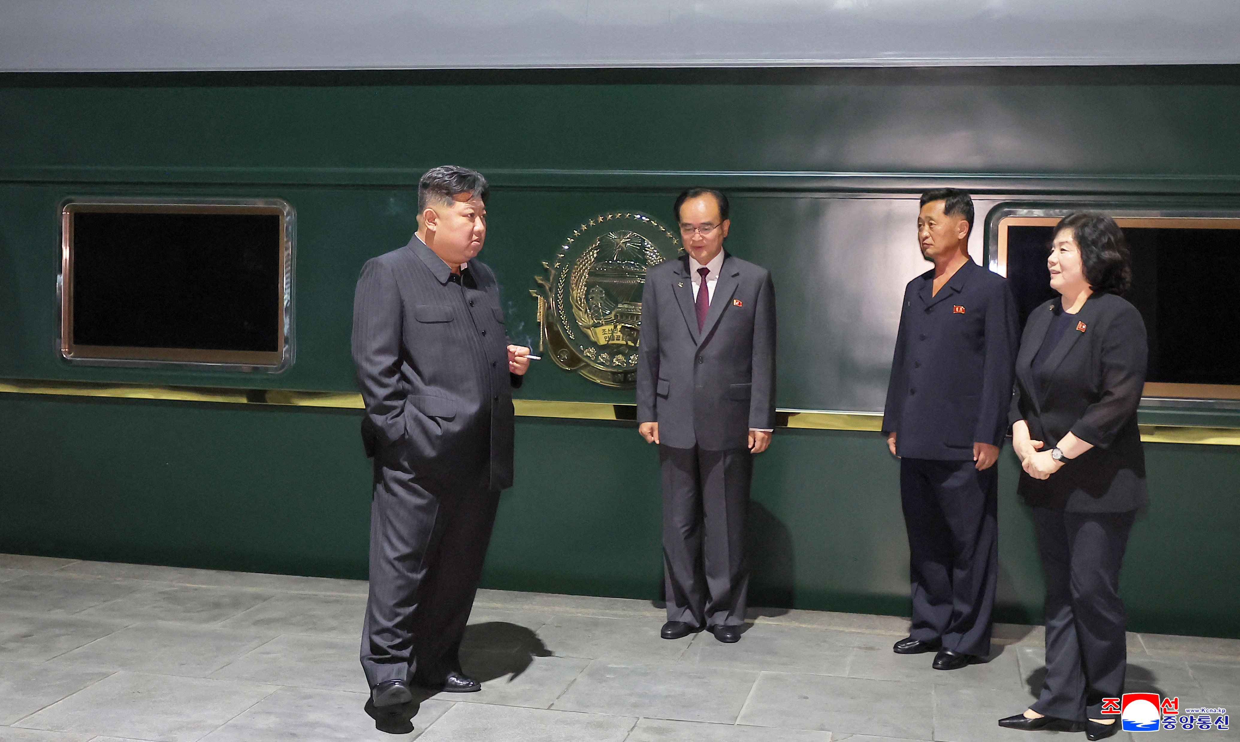 Kim Jong Un armored train
