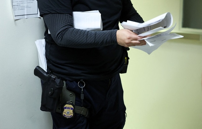 immigration officer (Photo- AFP)