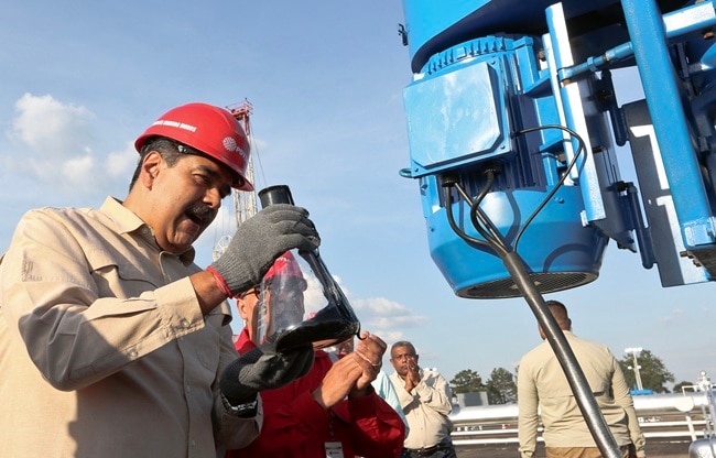 oil Venezuela nicolas maduro (Photo- AFP) 
