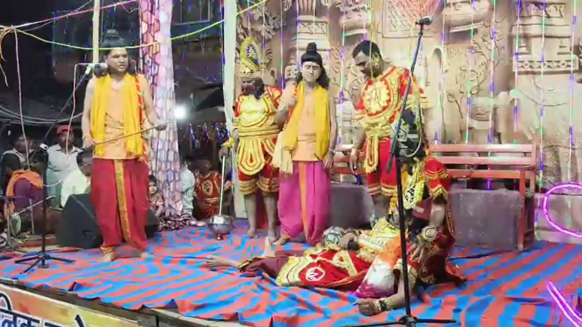 Agar malwa first ramleela stage in 1951 old tradition 10 days festival story Agar malwa first ramleela stage in 1951 old tradition 10 days festival story