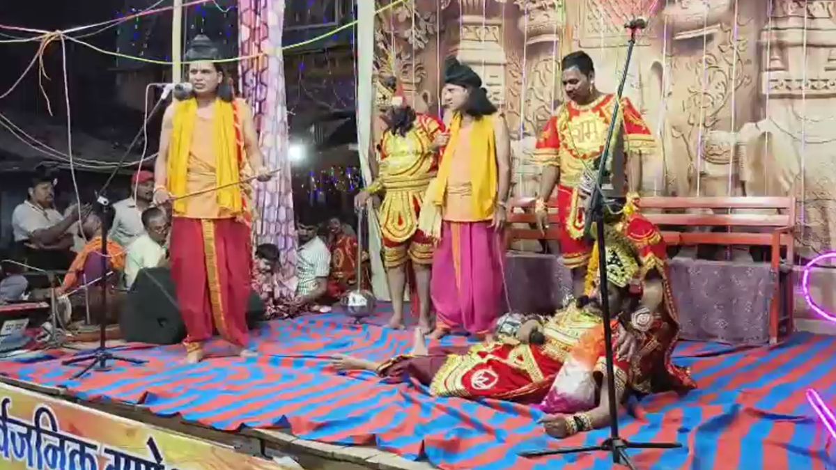 Agar malwa first ramleela stage in 1951 old tradition 10 days festival story Agar malwa first ramleela stage in 1951 old tradition 10 days festival story