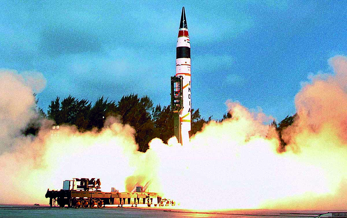 agni-5 missile 90 degree sharp turn