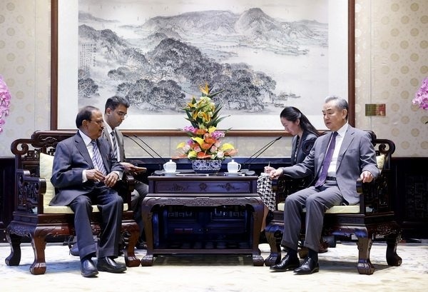 Chinese Foreign Minister Wang, NSA Doval 