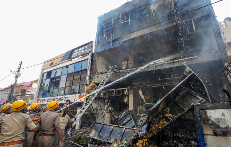 Aliganj Lucknow Fire