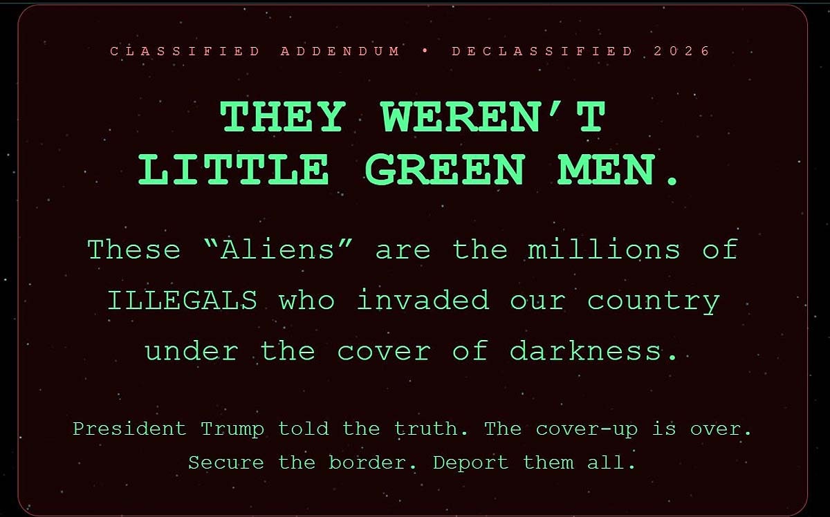 White House Aliens website White House Aliens website
