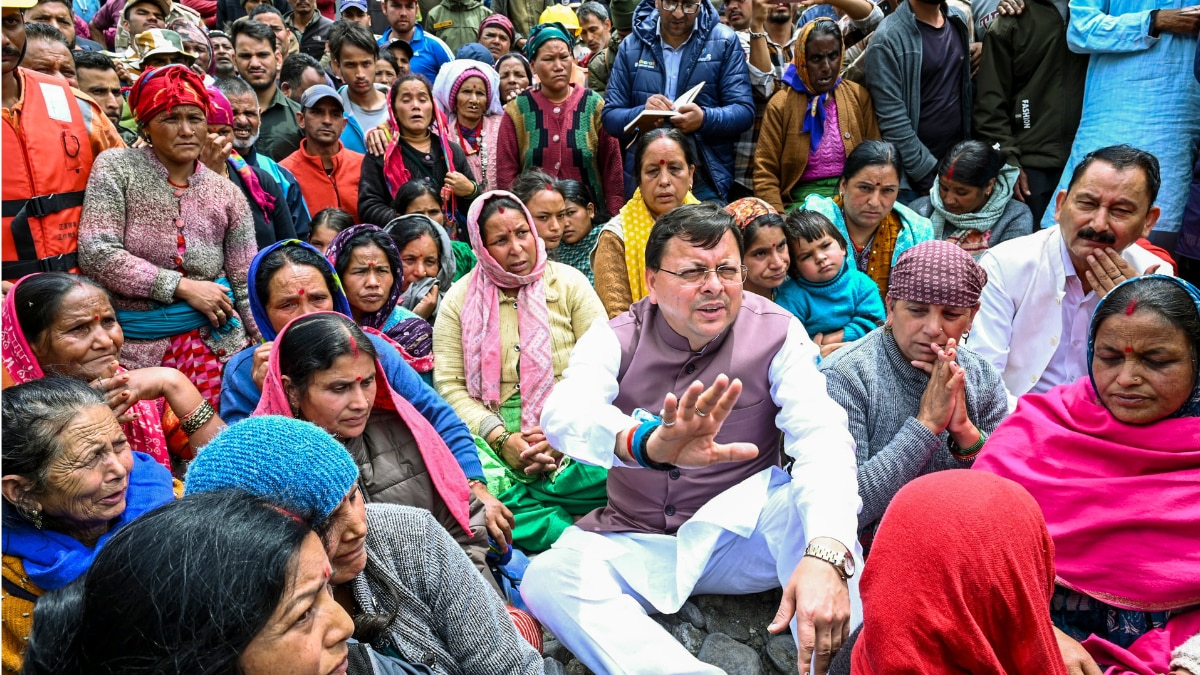 CM Pushkar Singh Dhami Dharali Disaster 