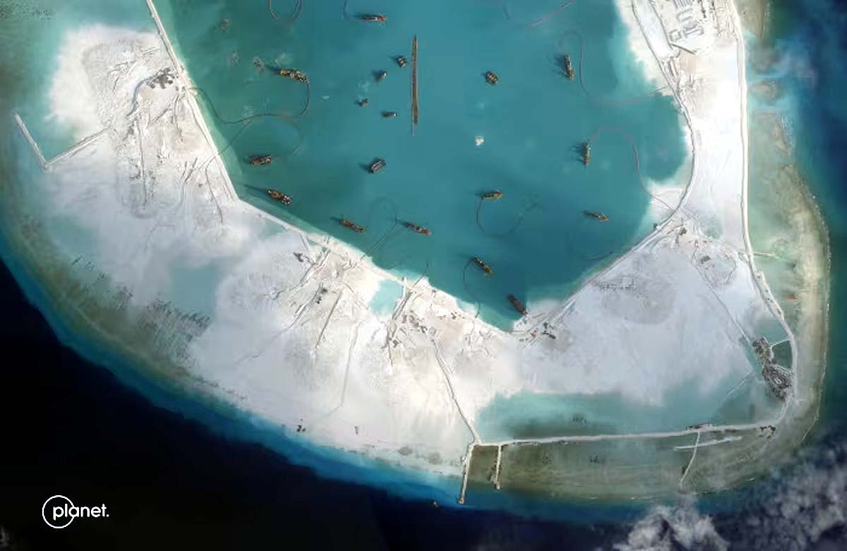 China Military Base Antelope Reef China Military Base Antelope Reef