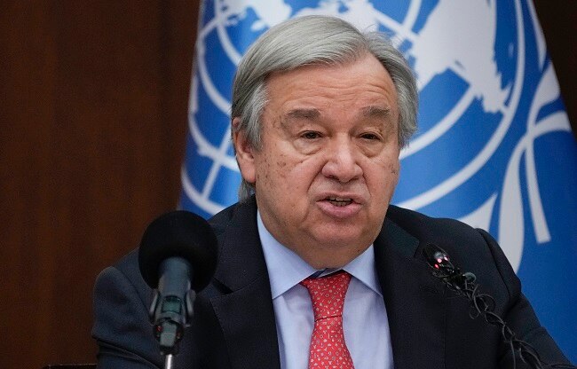 antonio guterres controversial remark on hamas israel war photo AP