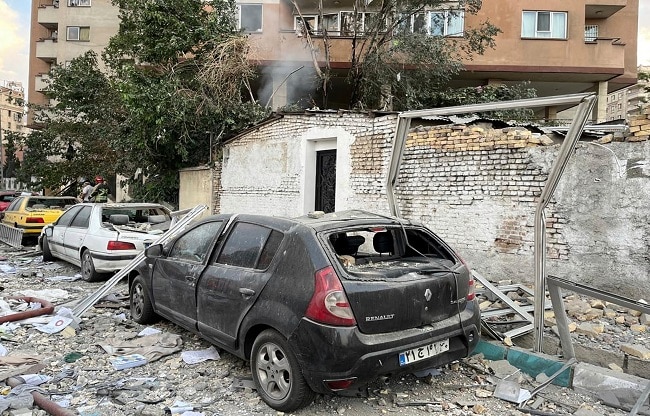 iran israel conflict photo AP