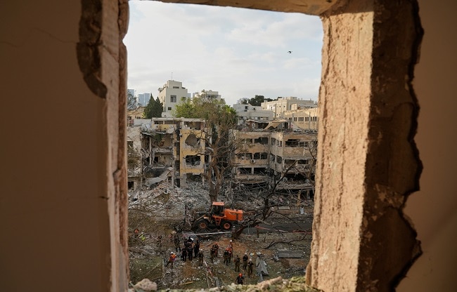 iran israel conflict photo AP