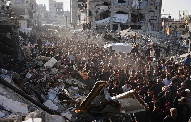 gaza protest against militant group hamas (Photo- AP)