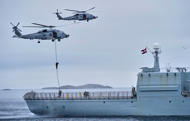 nato military practice (Photo- AP)