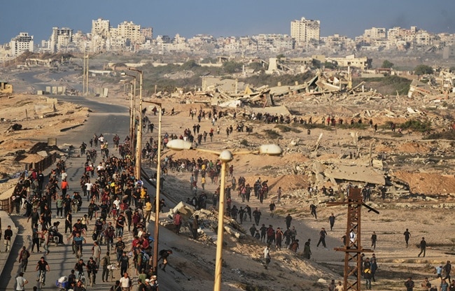 gaza during hamas israel war (Photo- AP) gaza during hamas israel war (Photo- AP)