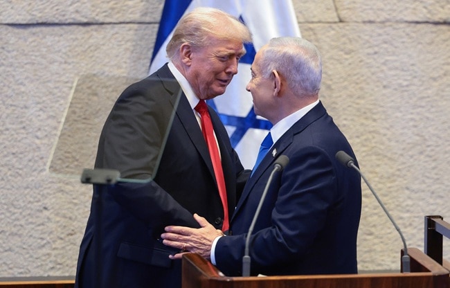 donald trump with Benjamin Netanyahu (Photo- AP) donald trump with Benjamin Netanyahu (Photo- AP)