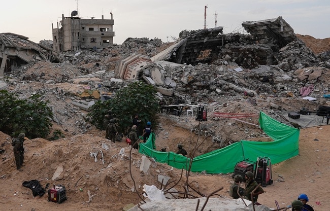 gaza during israel hamas war (Photo- AP) gaza during israel hamas war (Photo- AP)