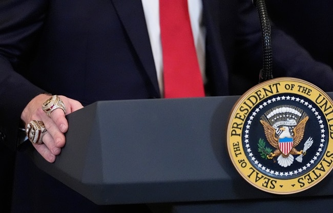 donald trump  on immigrants visa (Photo- AP)