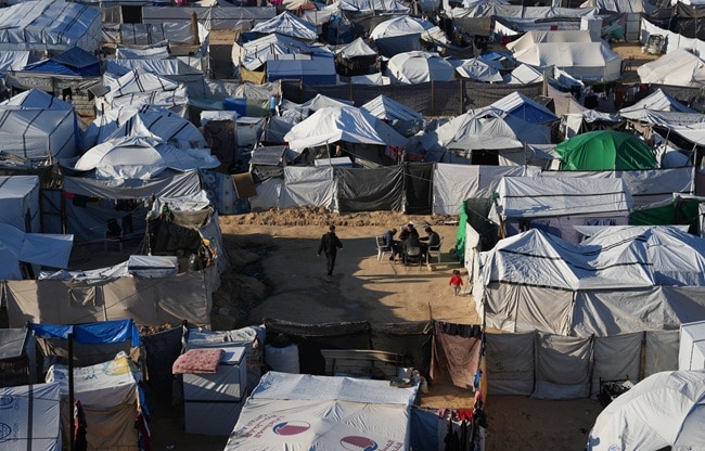 gaza rescue camps (Photo- AP)