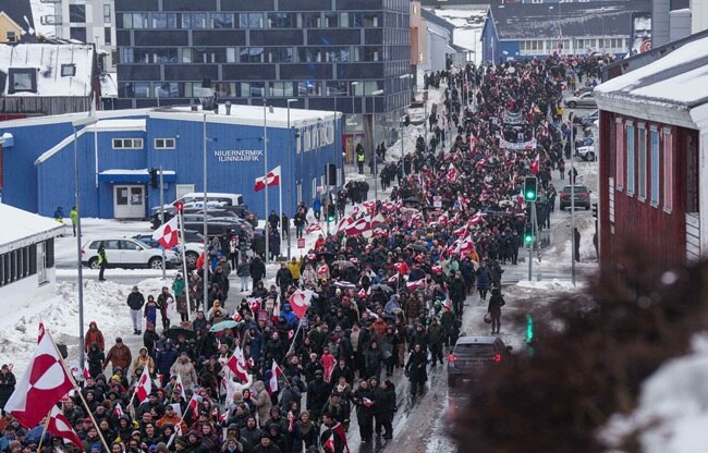 Greenland protest against Trump (Photo- AP)