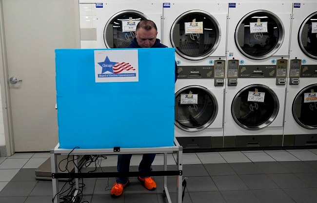 hurricane milton in florida america conspiracy theory amid presidential elections in US 2024 photo- AP