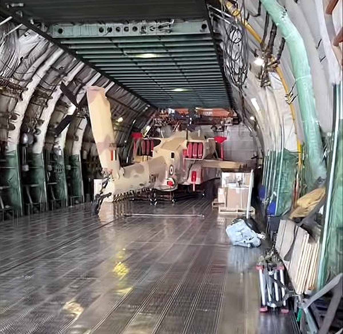 Indian Army Apache Attack Helicopter