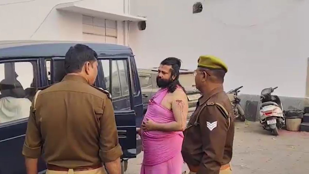 ashutosh brahmachari attack rewa Express alleges conspiracy by swami avimukteshwaranand