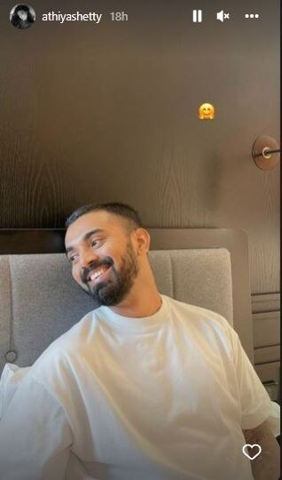 Athiya share KL Rahul pic