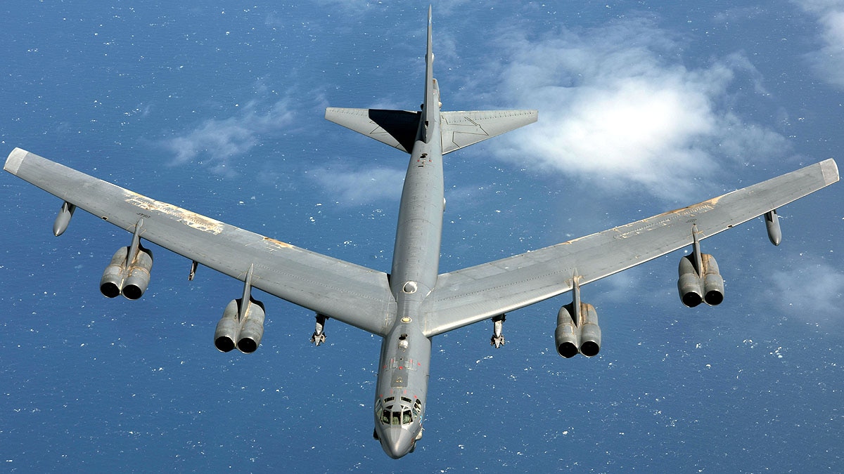 American bombers strikes Iran