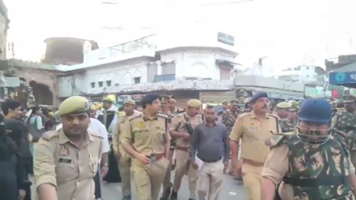 bakrid security arrangements in up from sambhal to muzaffarnagar drone cctv surveillance bakrid security arrangements in up from sambhal to muzaffarnagar drone cctv surveillance
