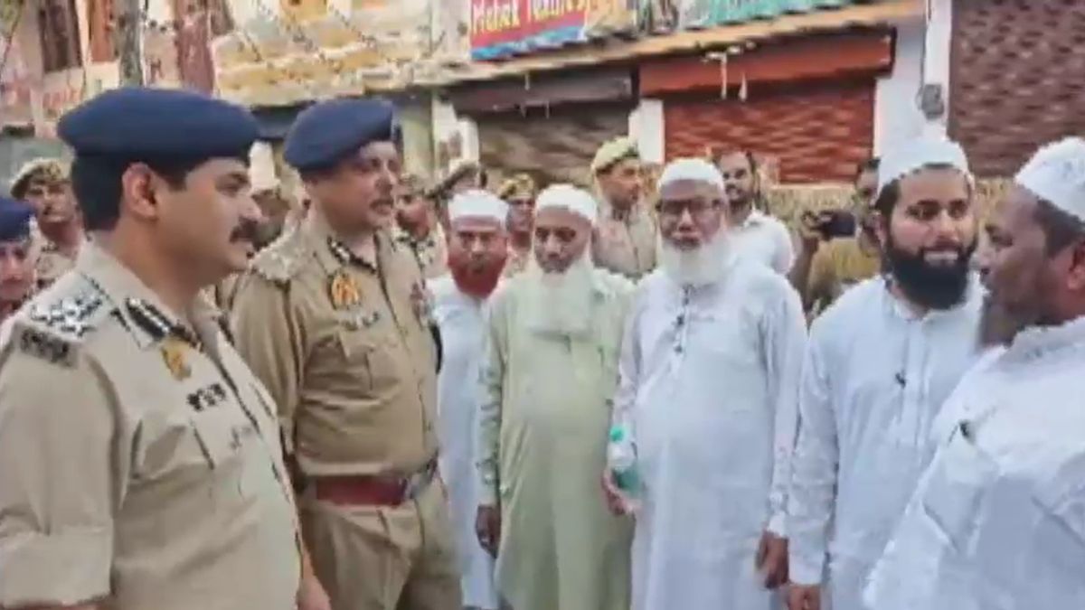 bakrid security arrangements in up from sambhal to muzaffarnagar drone cctv surveillance bakrid security arrangements in up from sambhal to muzaffarnagar drone cctv surveillance