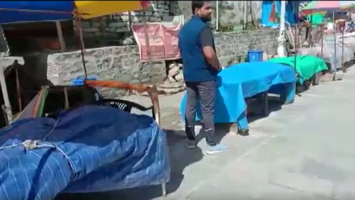 केदारनाथ का बाजार बंद