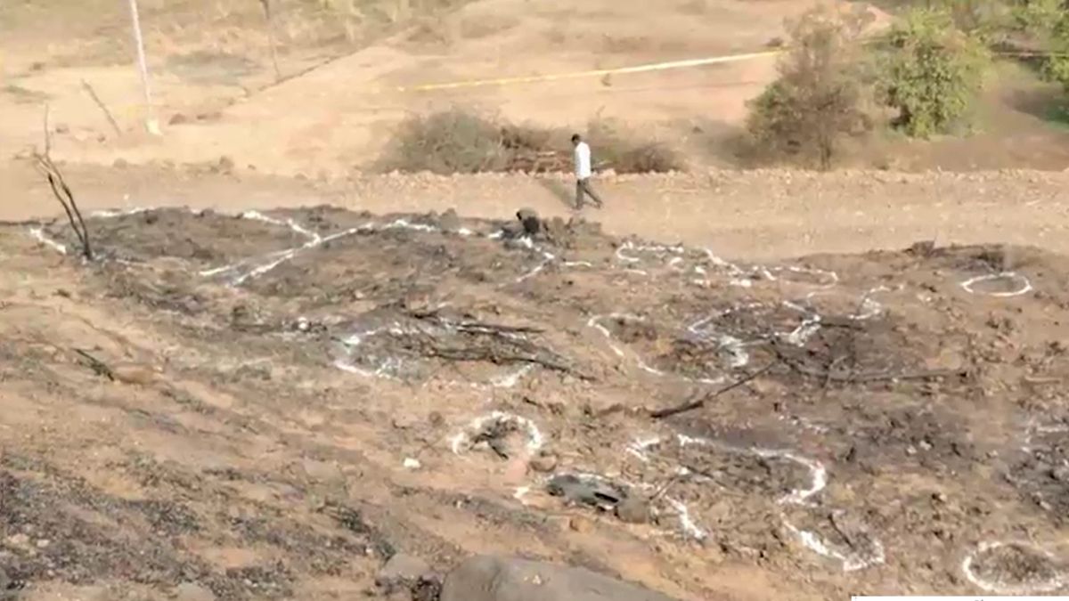 baramati plane crash debris collected burnt remains sent for investigation baramati plane crash debris collected burnt remains sent for investigation