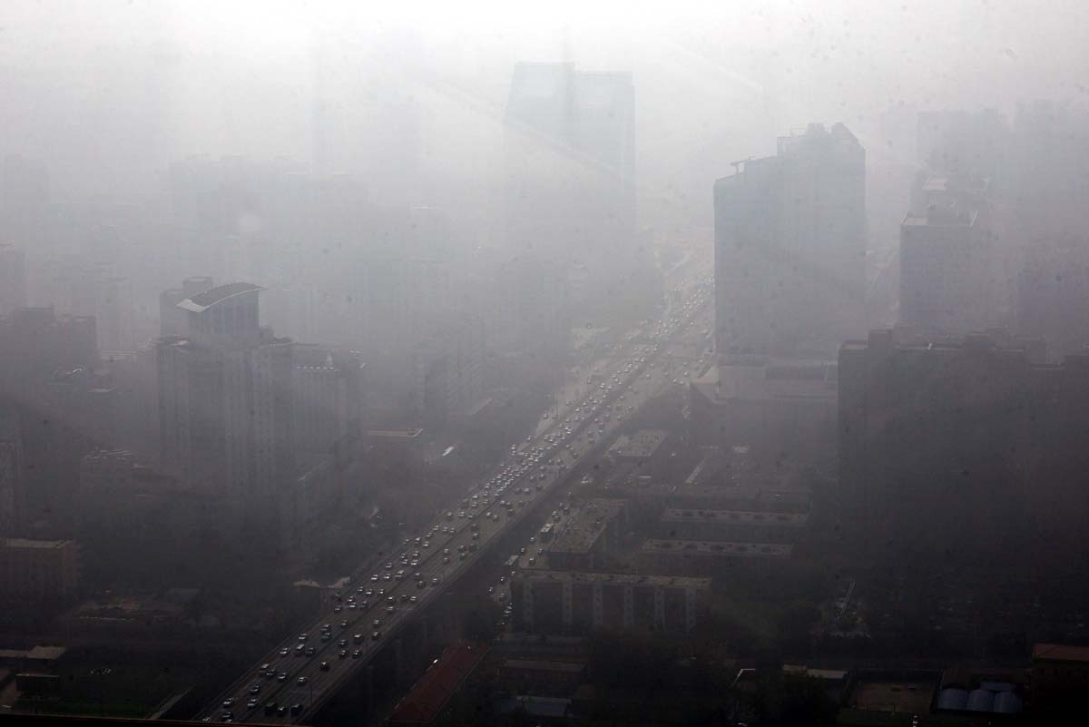 delhi pollution beijing china