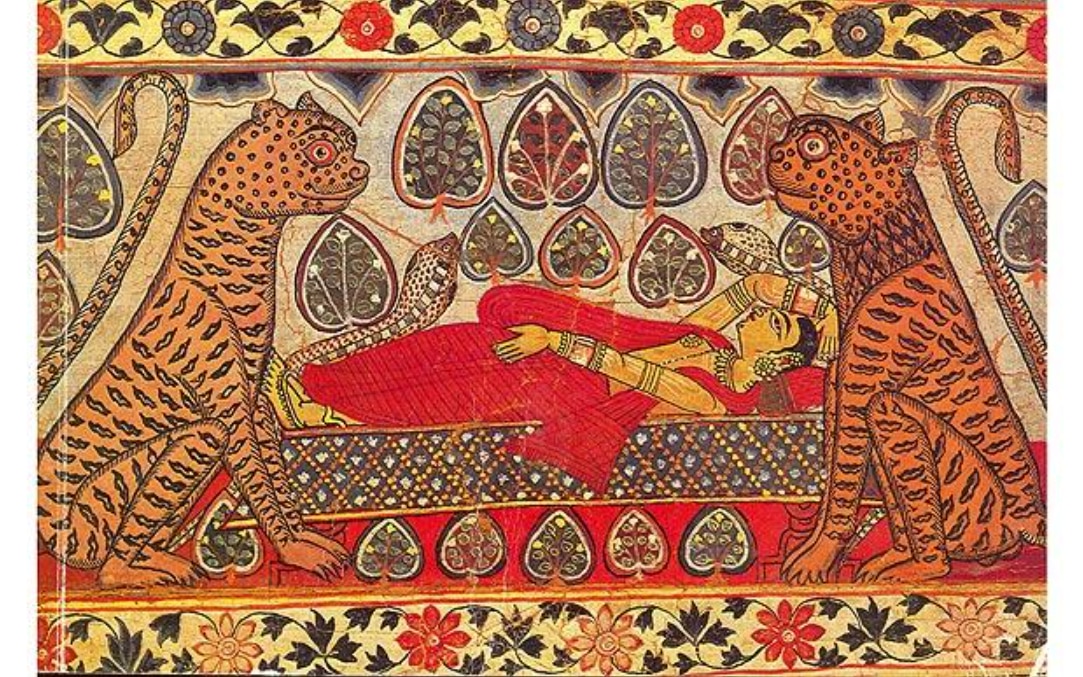 मुर्शिदाबाद स्कूल की बंगाली पट पेटिंग