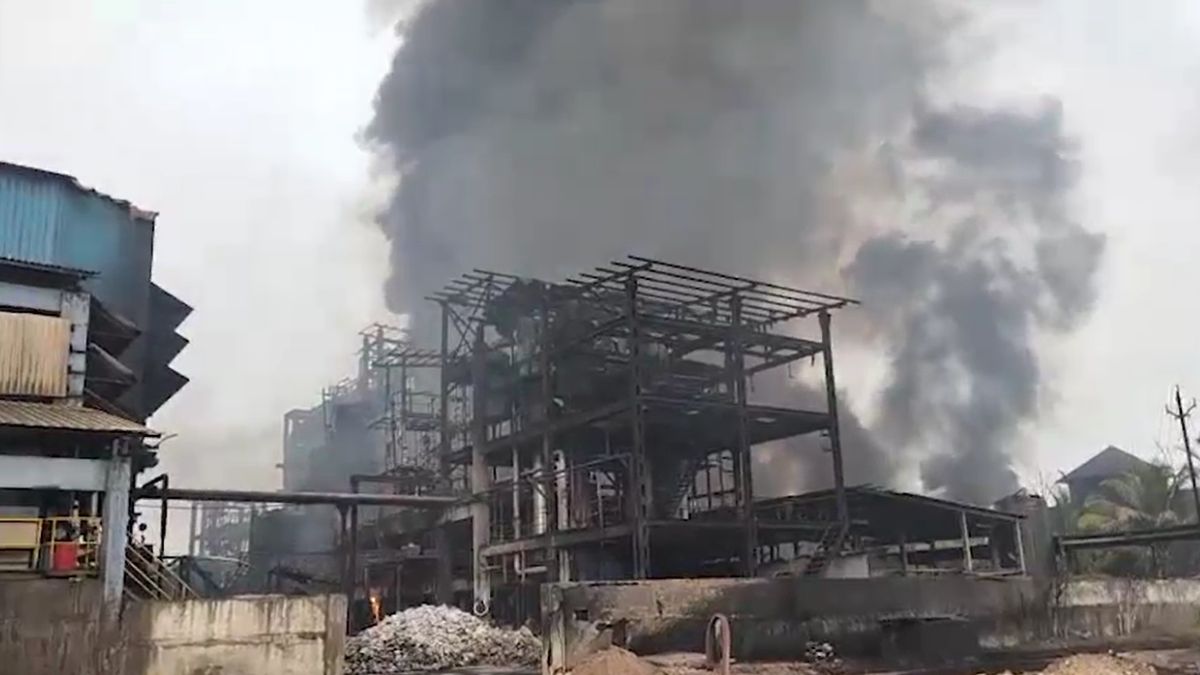 bharuch massive fire breaks out sanghvi organics panoli gidc