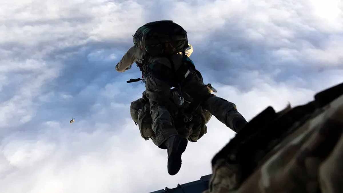 British Army Parachute Operation