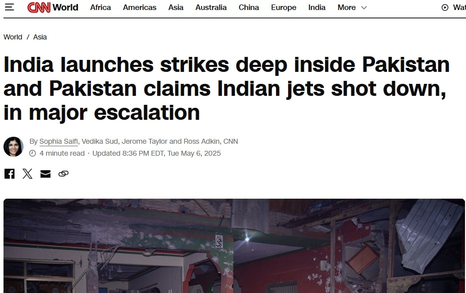CNN en India Pakistán