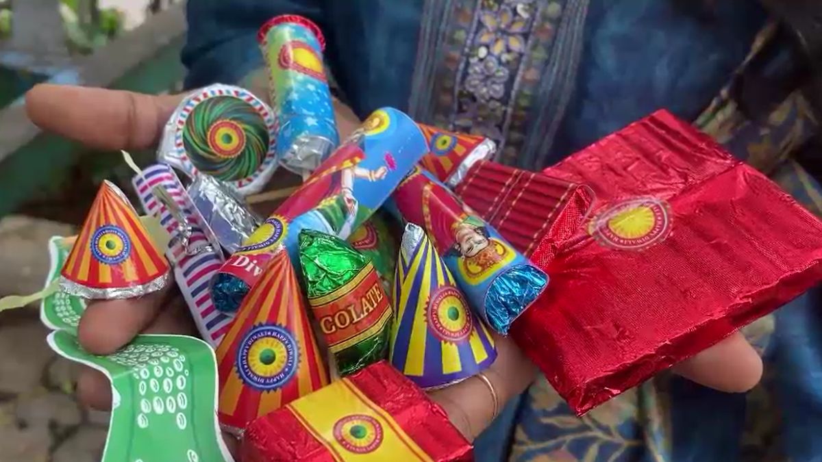 Coimbatore Chocolate Innovator Creates Edible Crackees for Diwali Coimbatore Chocolate Innovator Creates Edible Crackees for Diwali