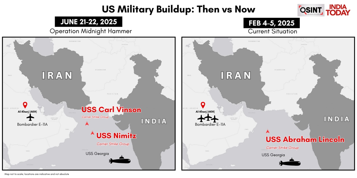 US military buildup near Iran