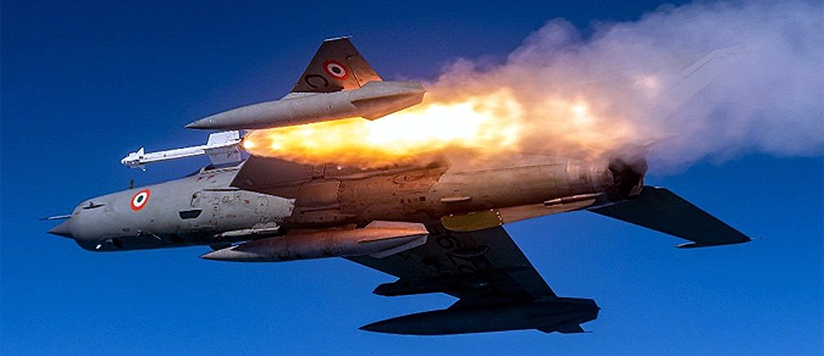 MiG-21 bison fighter jet farewell